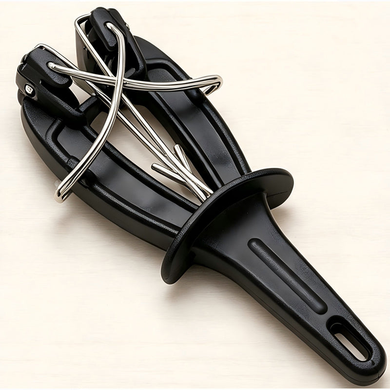 Stainless Steel Knife Sharpener with Mount Bracket, Fixed Kitchen Knife Honing Tool