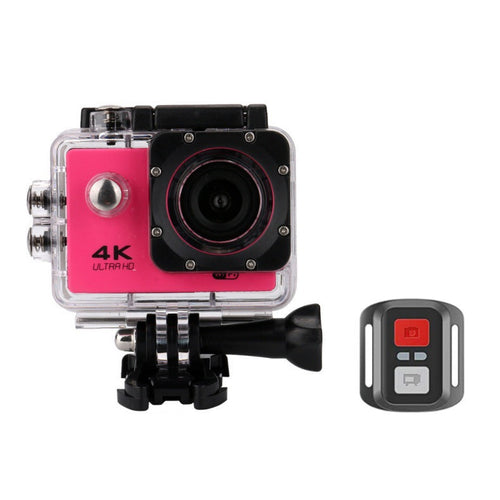 4K  Waterproof All Digital UHD WiFi Camera + RF Remote And Accessories