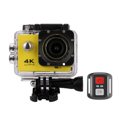 4K  Waterproof All Digital UHD WiFi Camera + RF Remote And Accessories